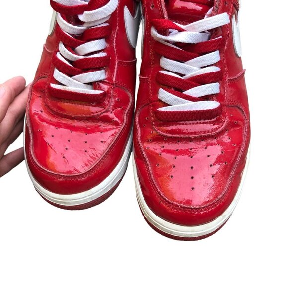 Vintage 2004 Nike Air Force 1 Low 'Sheed' Varsity Red Size 11.5 - Picture 2 of 10